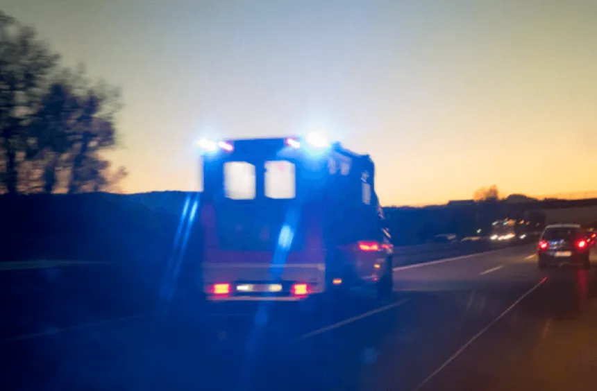 Medical emergency in Salto with police intervention and home health team