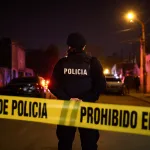 Police operation in Casabó following the homicides reported on Friday, October 3